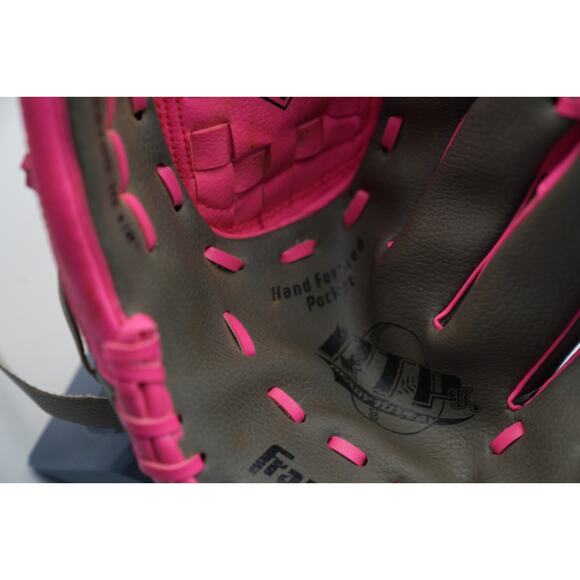 Franklin Pink & Grey CFS 22700 10.5 " Left Hand Softball Fielder Glove - Picture 3 of 8
